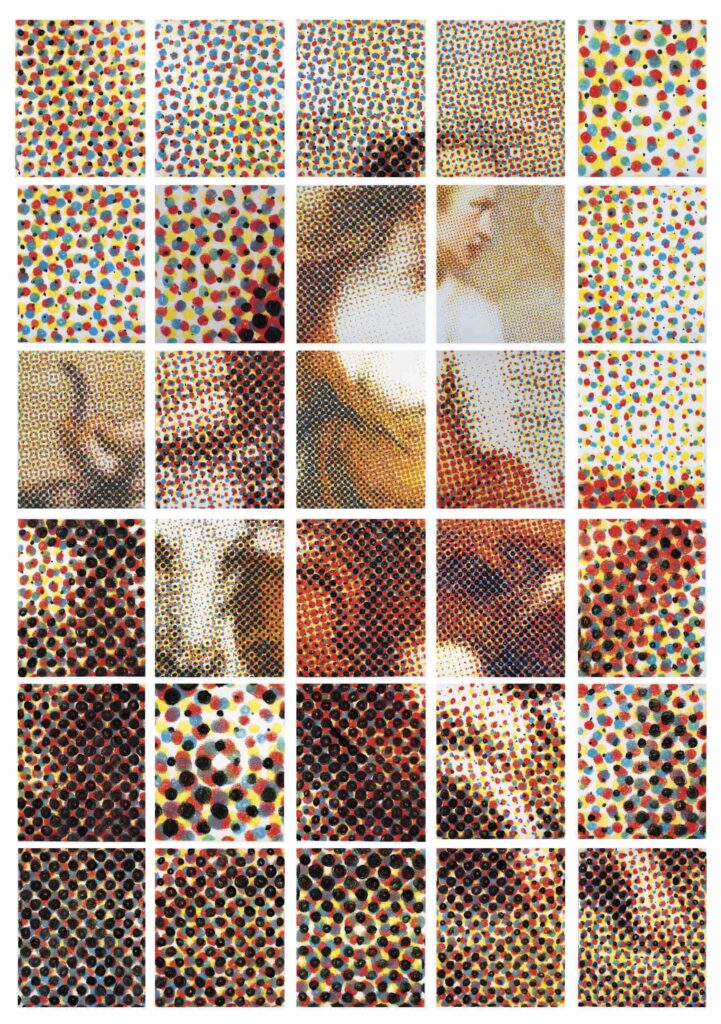 "On Delay", pastel on paper by Andrés Felipe Castaño, exploring suspension of time and gesture as a form of resistance in contemporary art.